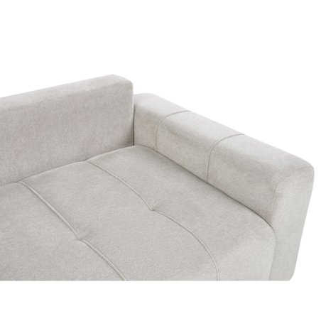 Narożnik rozkładany prawostronny 4-osobowy z pojemnikiem jasnoszary INNVIK