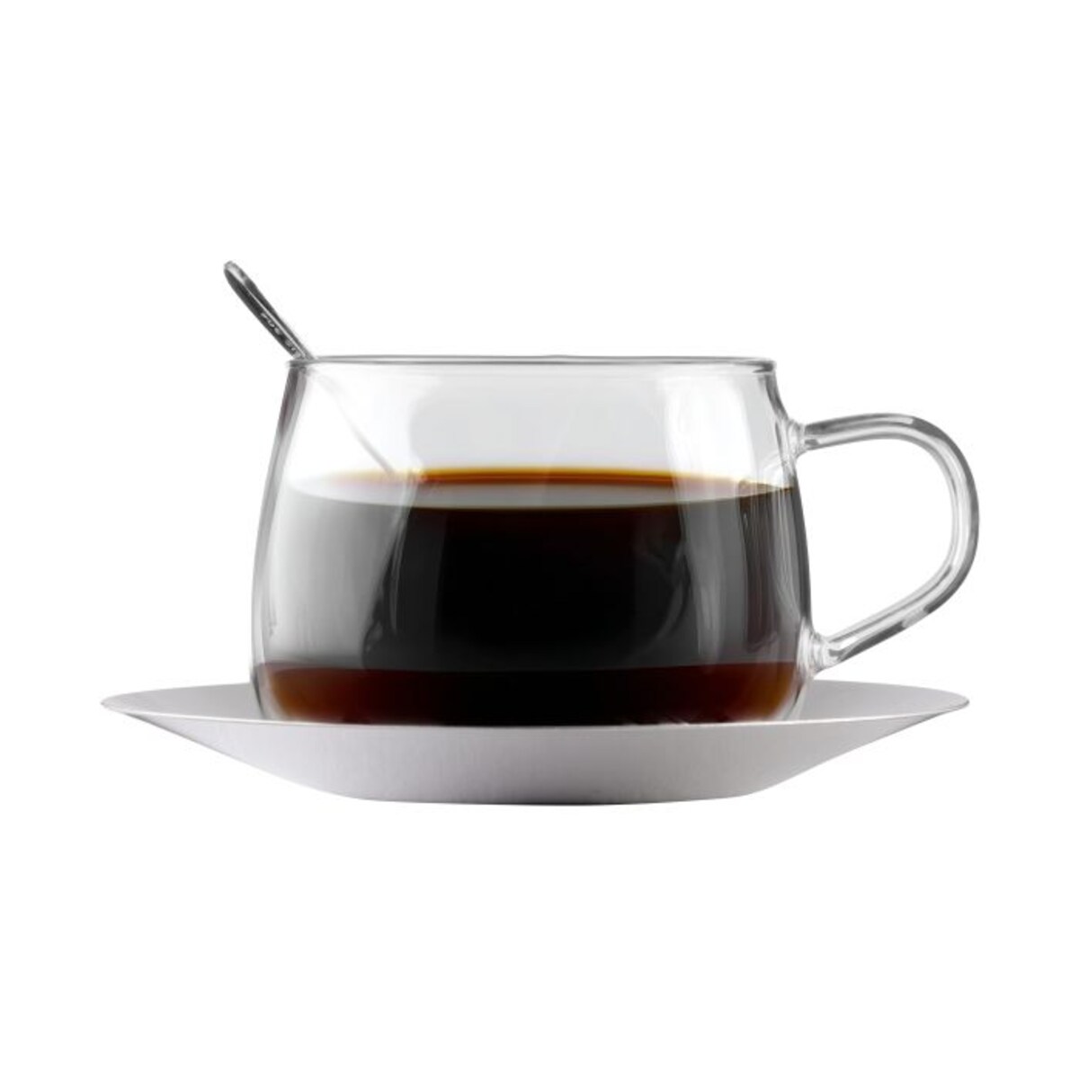 Filiżanka 400ml z łyżeczką i stalowym spodkiem Eva 1906
