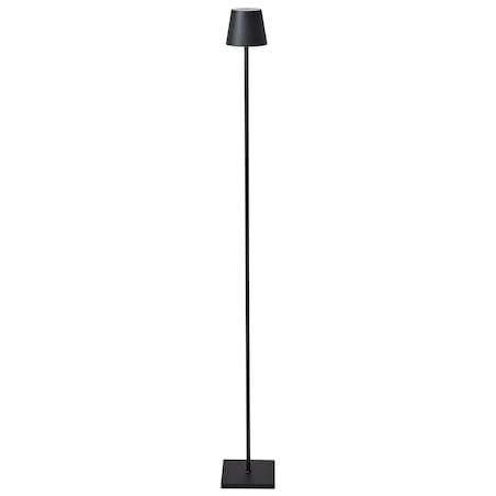 Bezprzewodowa lampa podłogowa LED GAVARRESA Ze ściemniaczem Metal Czarny