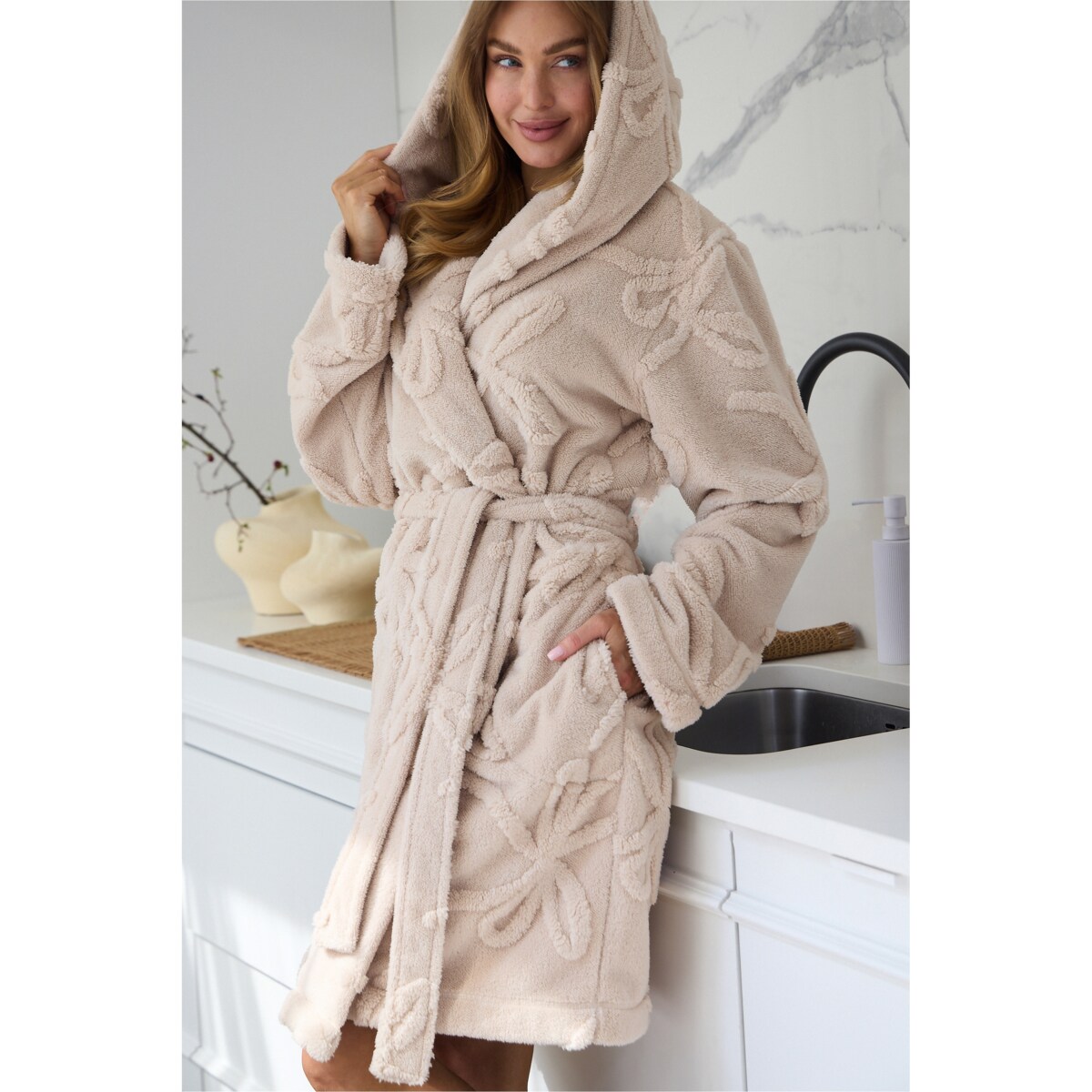 Szlafrok Elodie 2632 Angora, M