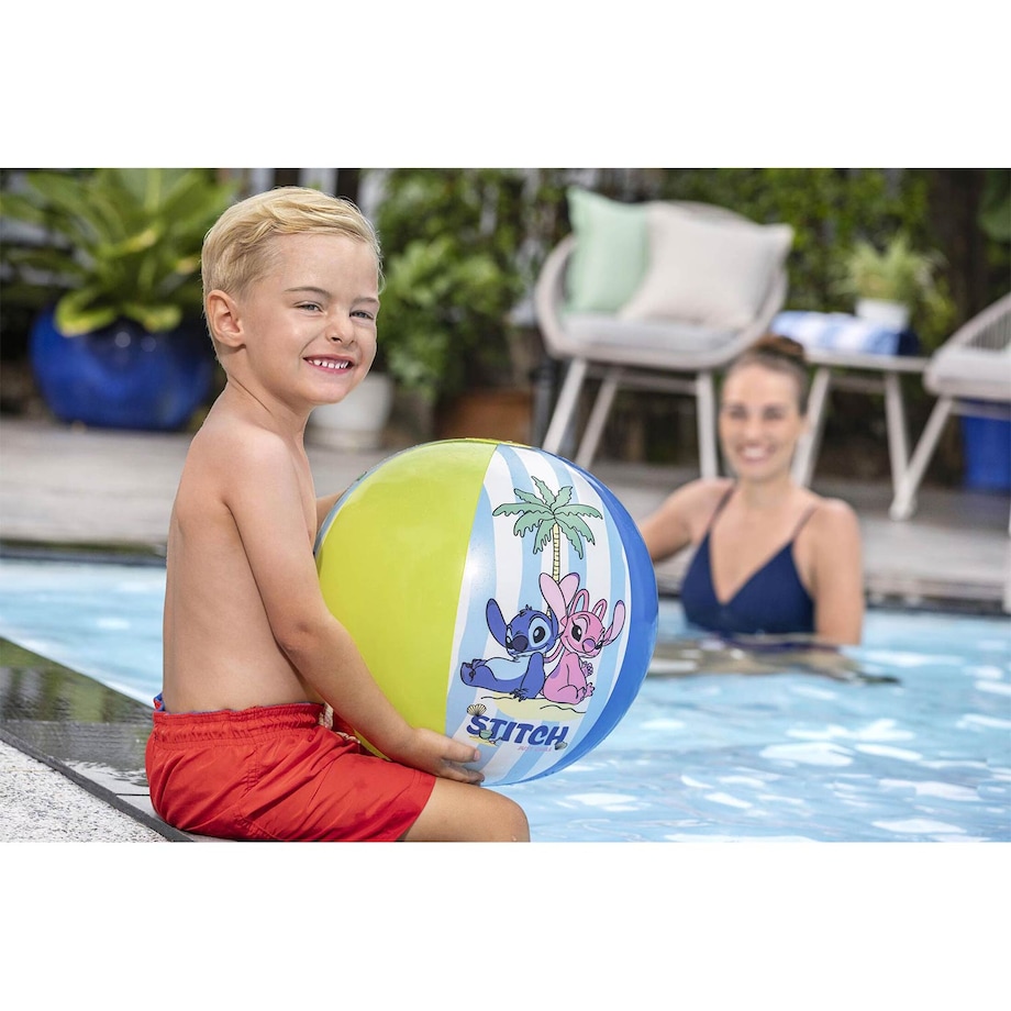 Piłka plażowa dmuchana Bestway 9104T dla dzieci Disney Lilo i Stitch 51 cm