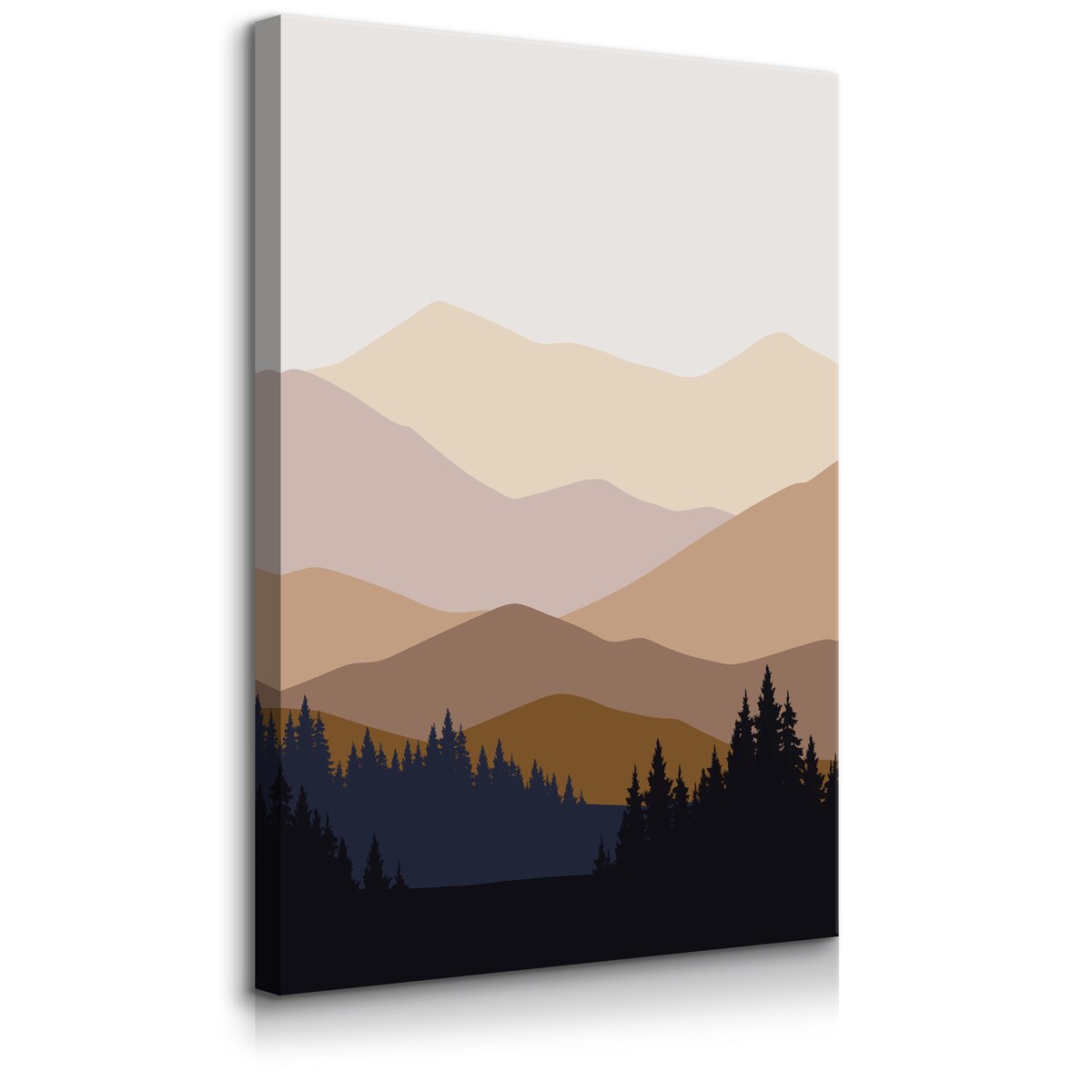 Obraz Krajobraz Akwarelowe Góry 80x120cm