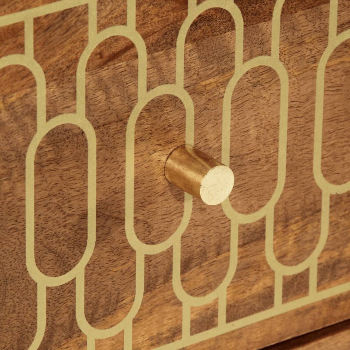 vidaXL Szafki, 2 szt., 60x33x75 cm, lite drewno mango