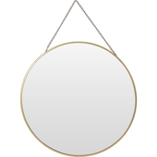 Okrągłe LUSTRO ścienne z zawieszką, Ø 29 cm