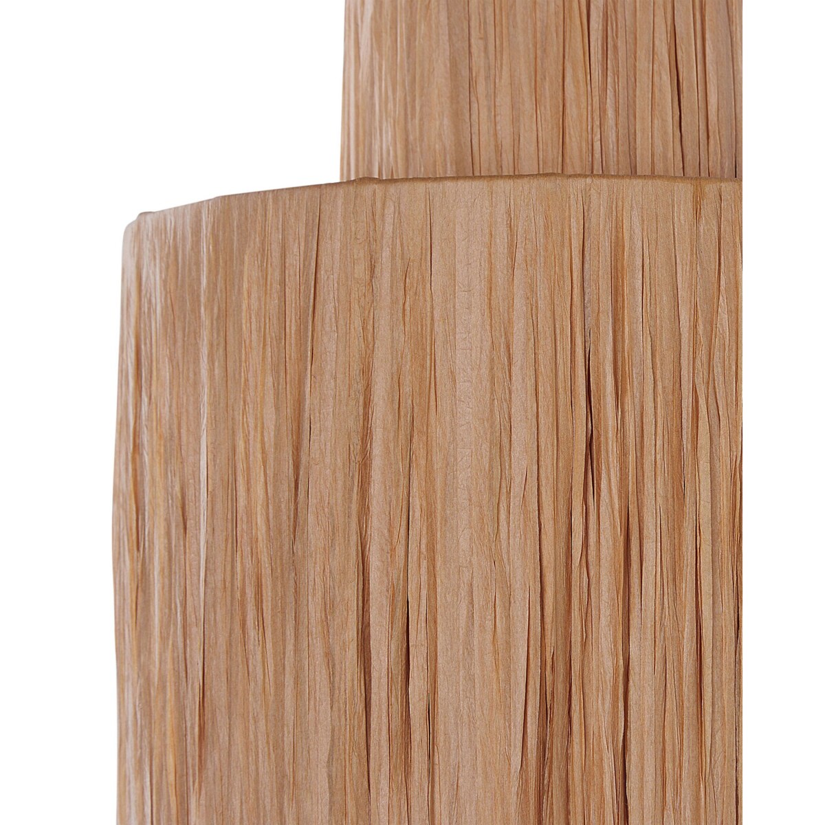 Zestaw 2 lamp ściennych rafia naturalny SHINFA