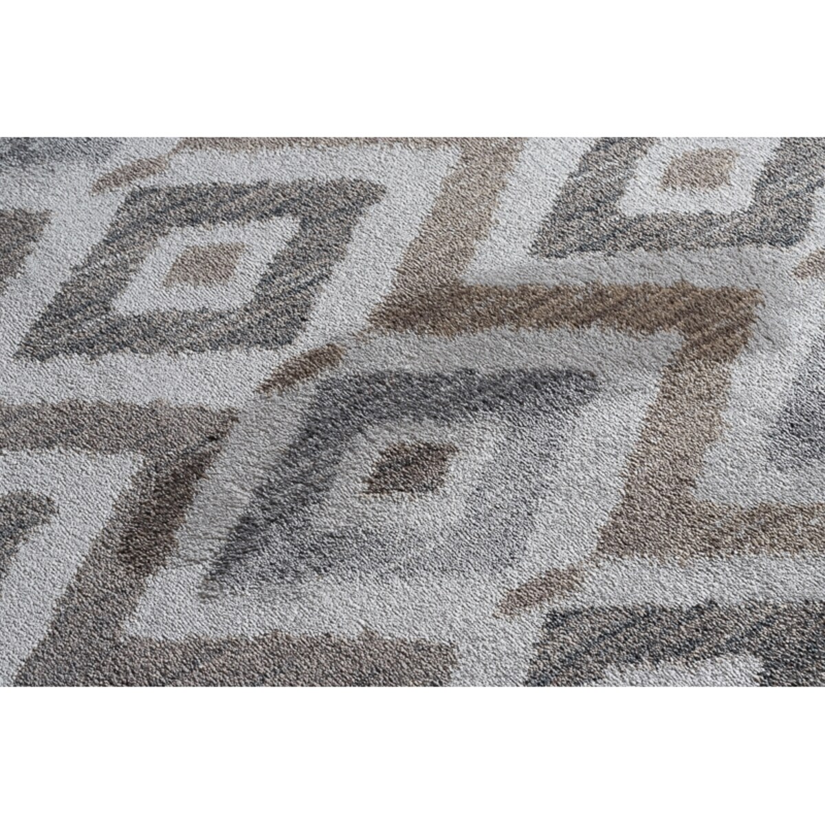 Dywan SOFT 6024 ROMBY krem / beż / brąz 80x150 cm