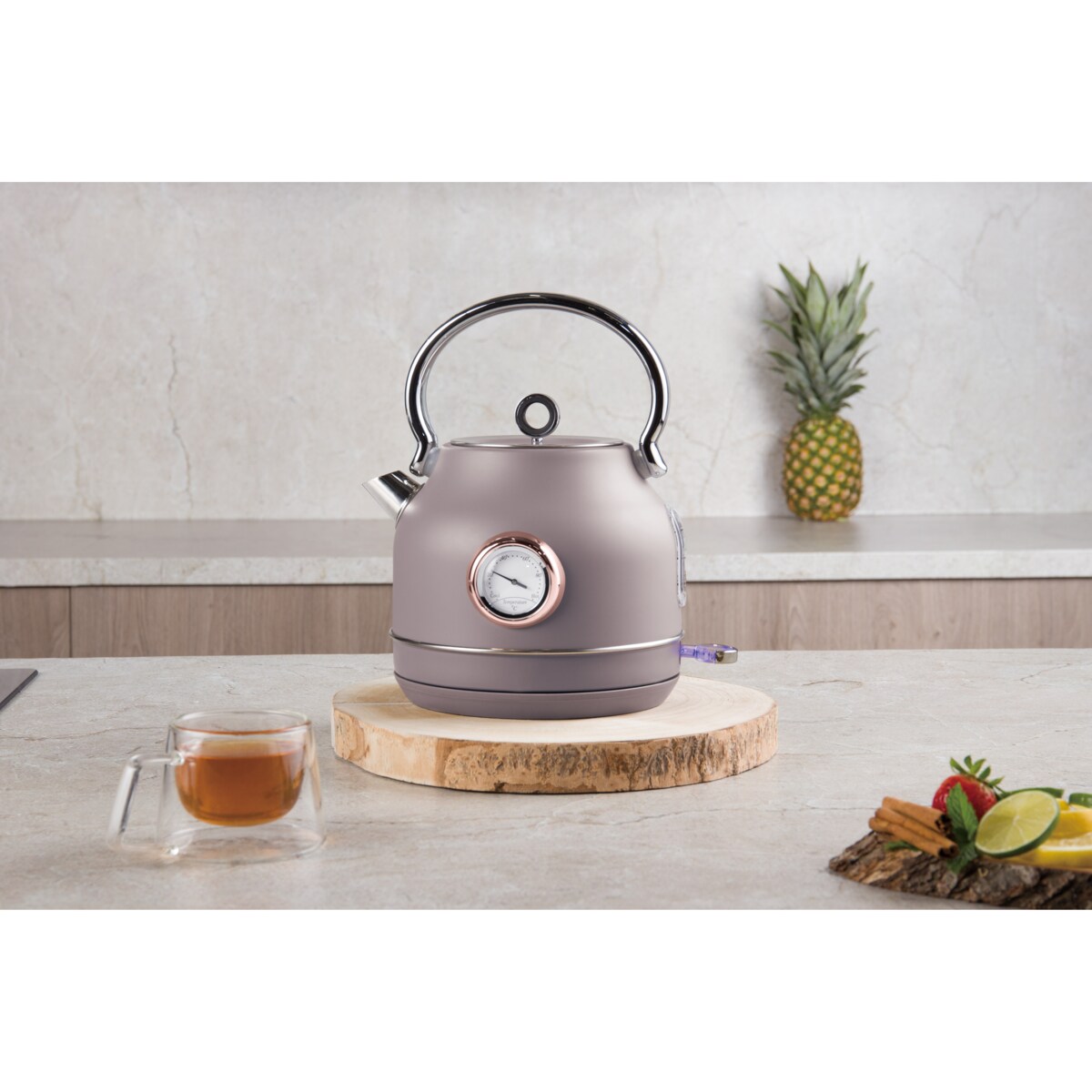 Czajnik elektryczny z termometrem BerlingerHaus Taupe BH-9514