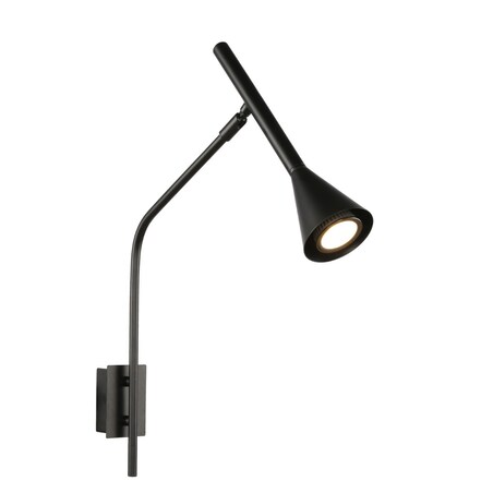 Ścienny kinkiet Cygnus AZ5624 Azzardo metalowy do salonu nowoczesny czarny