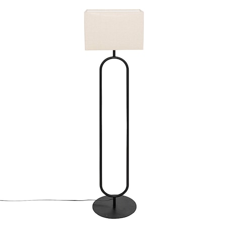Lampa stojąca z abażurem ALEC, 154 cm