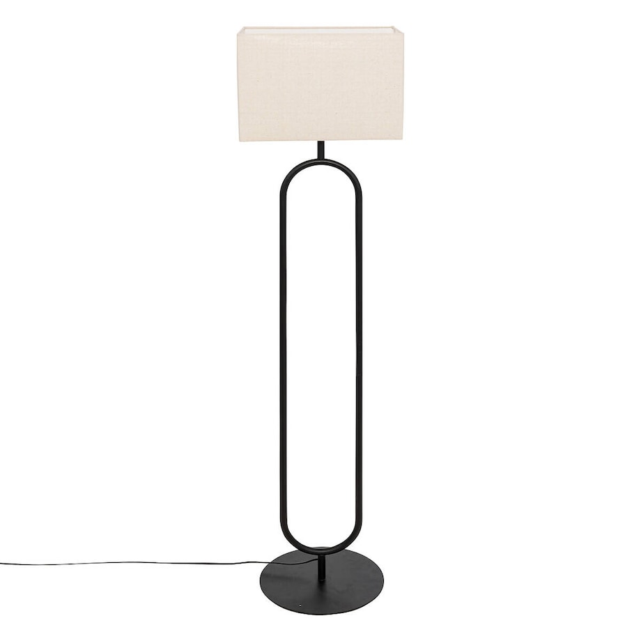 Lampa stojąca z abażurem ALEC, 154 cm