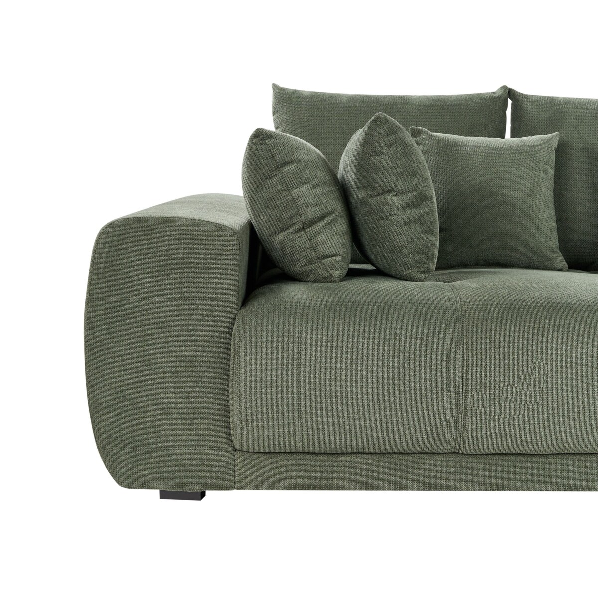 Sofa 4-osobowa ciemnozielona TORPO