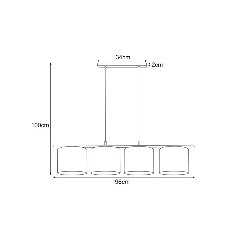 Lampa wisząca K-5203 z serii NICEA