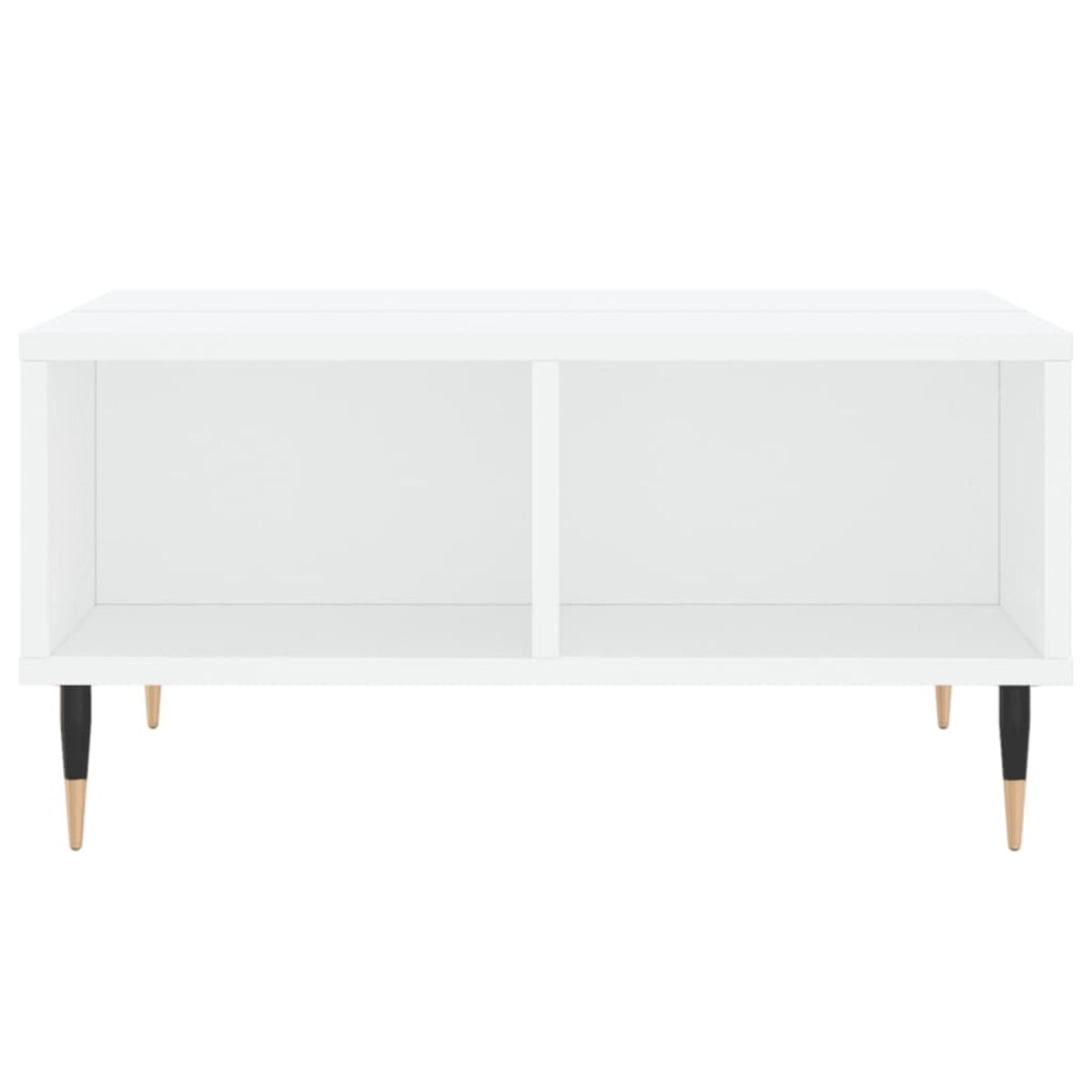 vidaXL Stolik kawowy, biały, 60x60x30 cm, materiał drewnopochodny