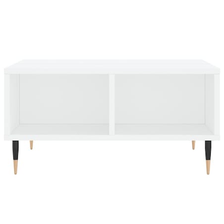 vidaXL Stolik kawowy, biały, 60x60x30 cm, materiał drewnopochodny