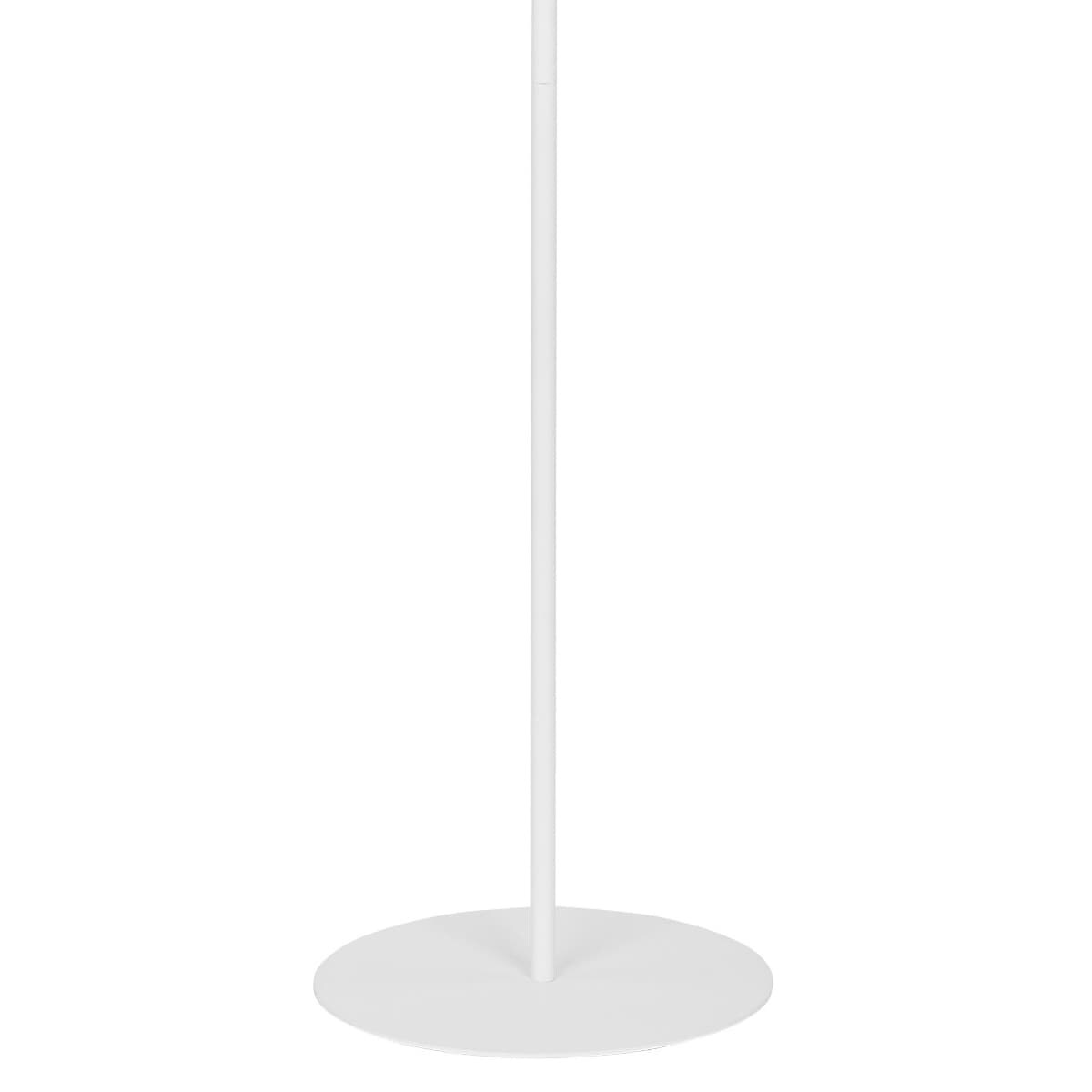 Podłogowa lampa salonowa Maja 2919 TK Lighting z tkaniny z abażurem biała