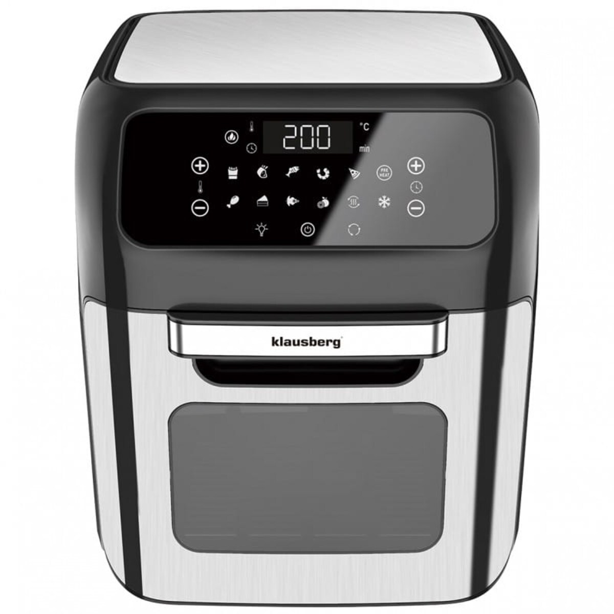 Frytownica beztłuszczowa czarna 12L 1800W frytkownica KLAUSBERG Air Fryer