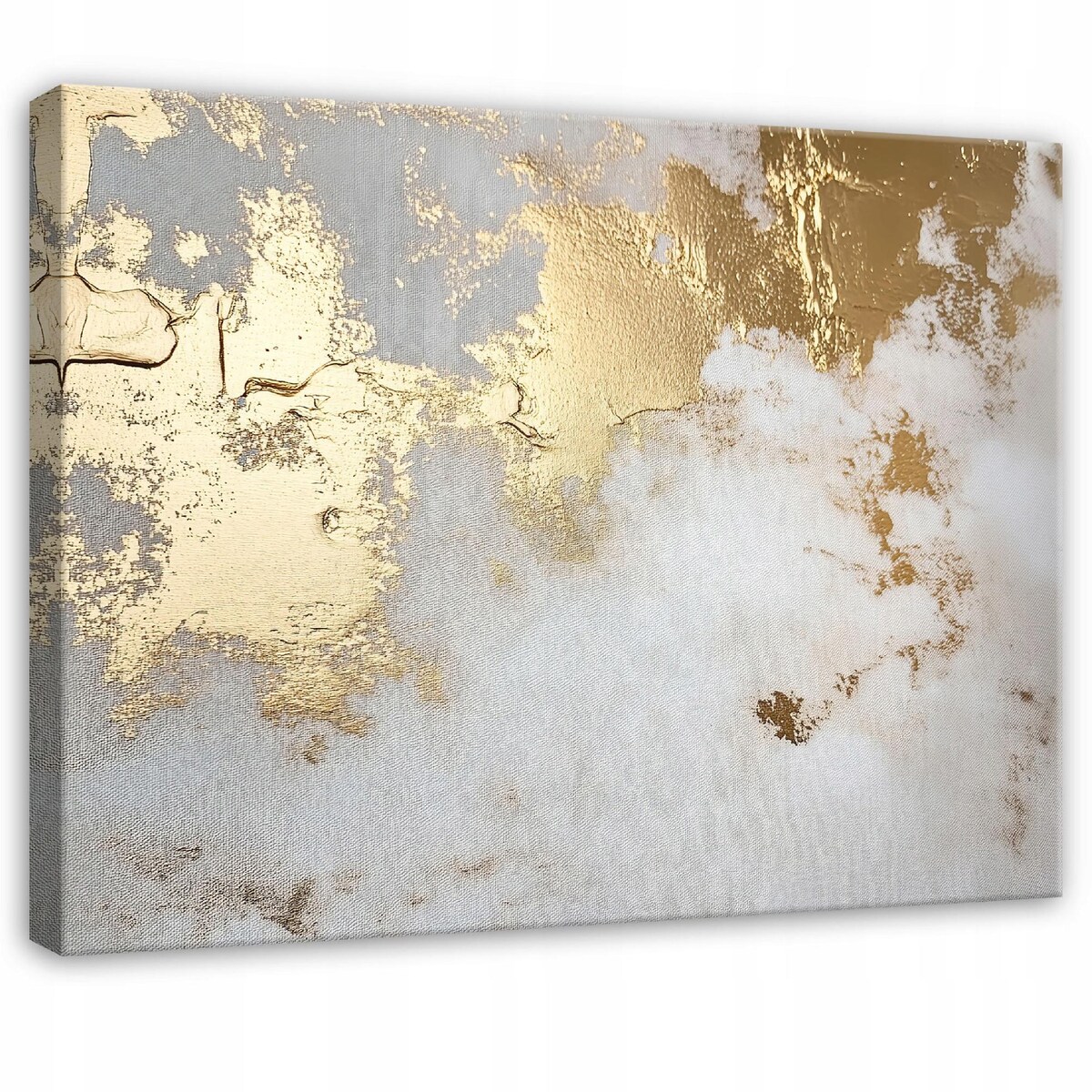 OBRAZ NA PŁÓTNIE ŚCIANĘ ABSTRAKCJA ZŁOTO DO SALONU SYPIALNI KUCHNI 120x80