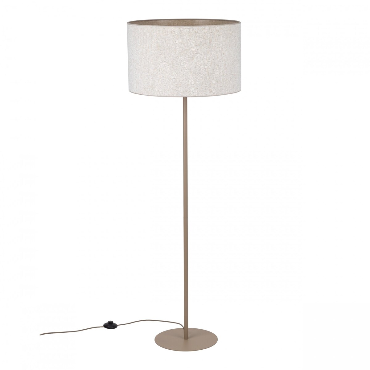 Lampa podłogowa TK Lighting VELLUM SABIA 16168 beżowa 150 cm E27 glamour do salonu i sypialni