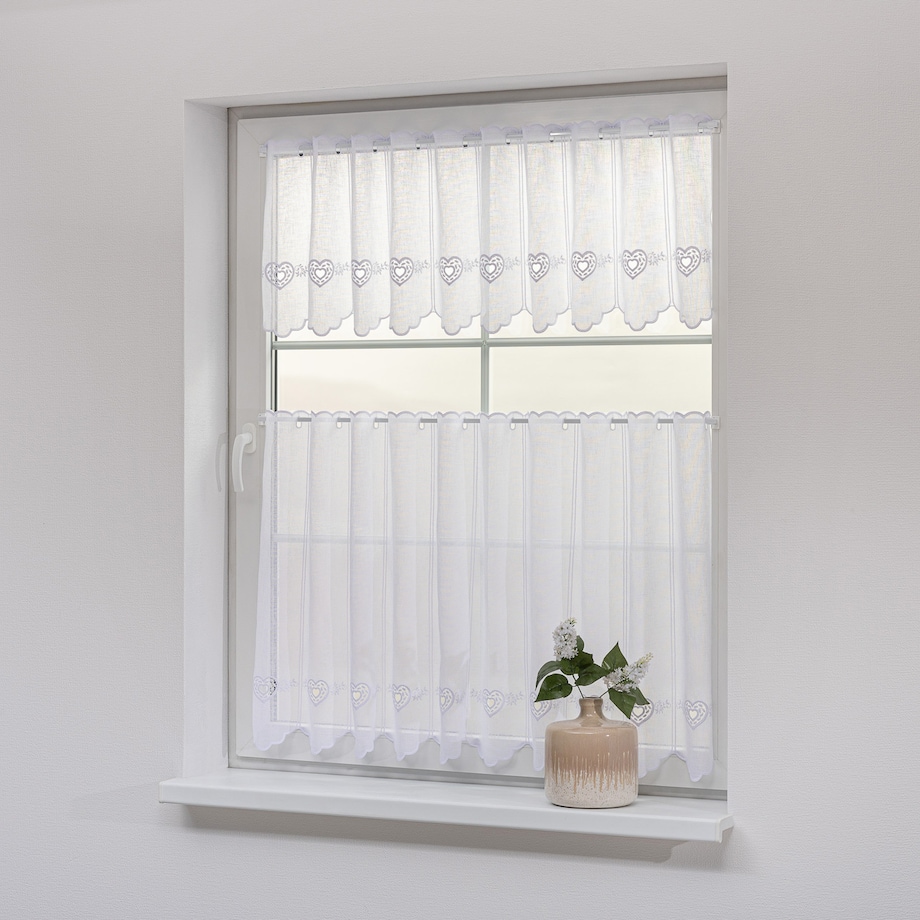 Zazdrostka żakardowa Heart wys.70 cm na metry 260x0