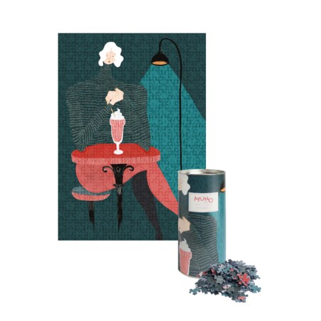 Muno Puzzle "Flirty" by Mary Zaleska Puzzle 500 el. w ozdobnej tubie