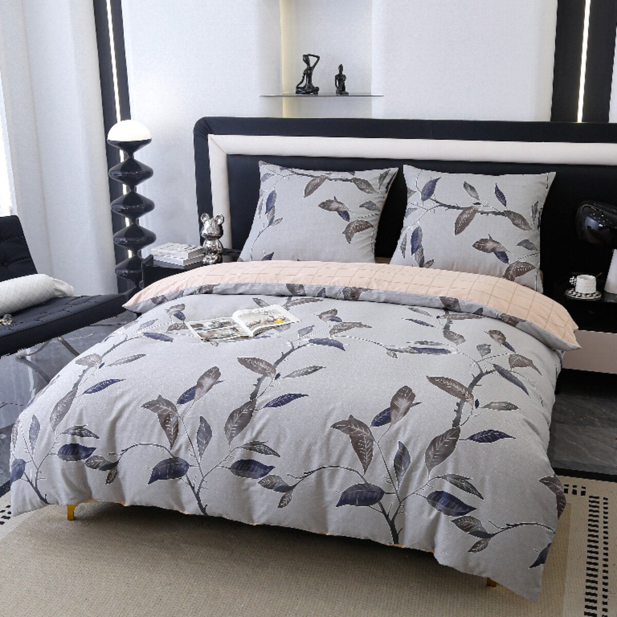 Pościel Bawełniana Premium 220X200 Liście