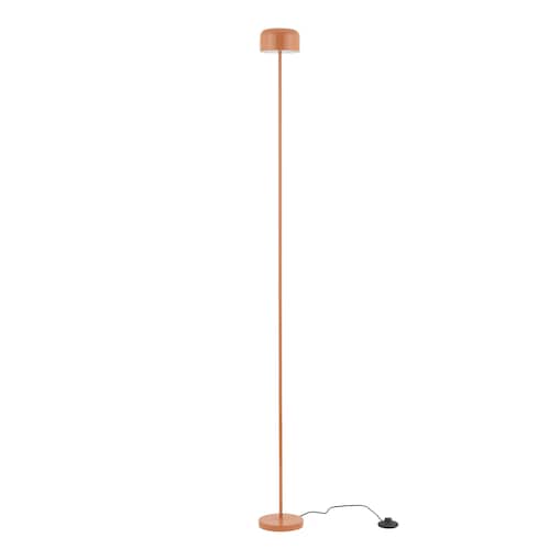 Lampa Stojąca Led Tk Lighting Noa Łososiowa Podłogowa Smukła Minimalizm 9W 3000K 800Lm