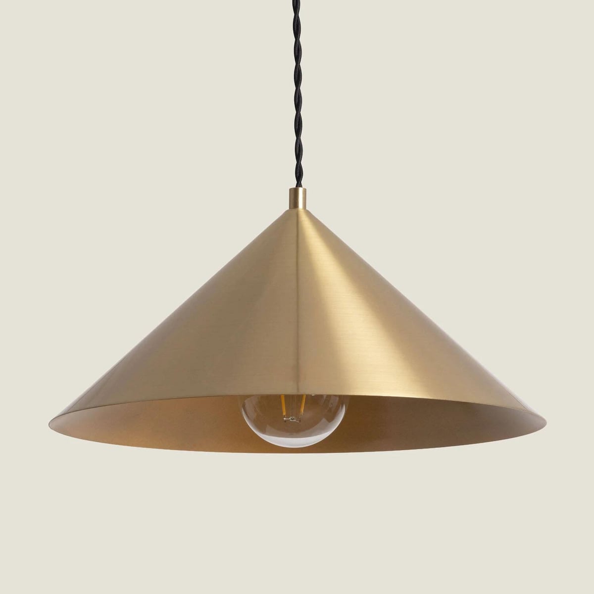 Lampa wisząca złota ROSIE, Ø 38 cm