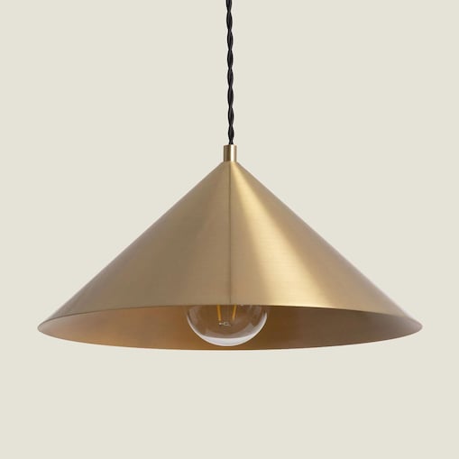 Lampa wisząca złota ROSIE, Ø 38 cm