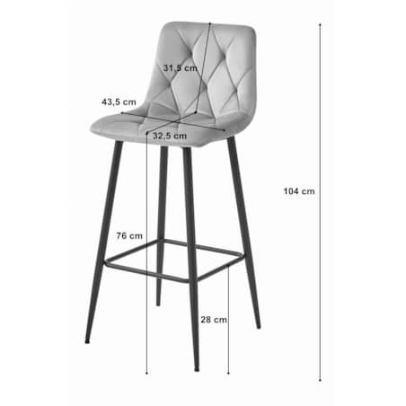 Hoker Do Jadalni Kuchni Baru Wysoki Nado