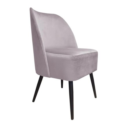 Fotel DUNAJ VELVET jasno różowy