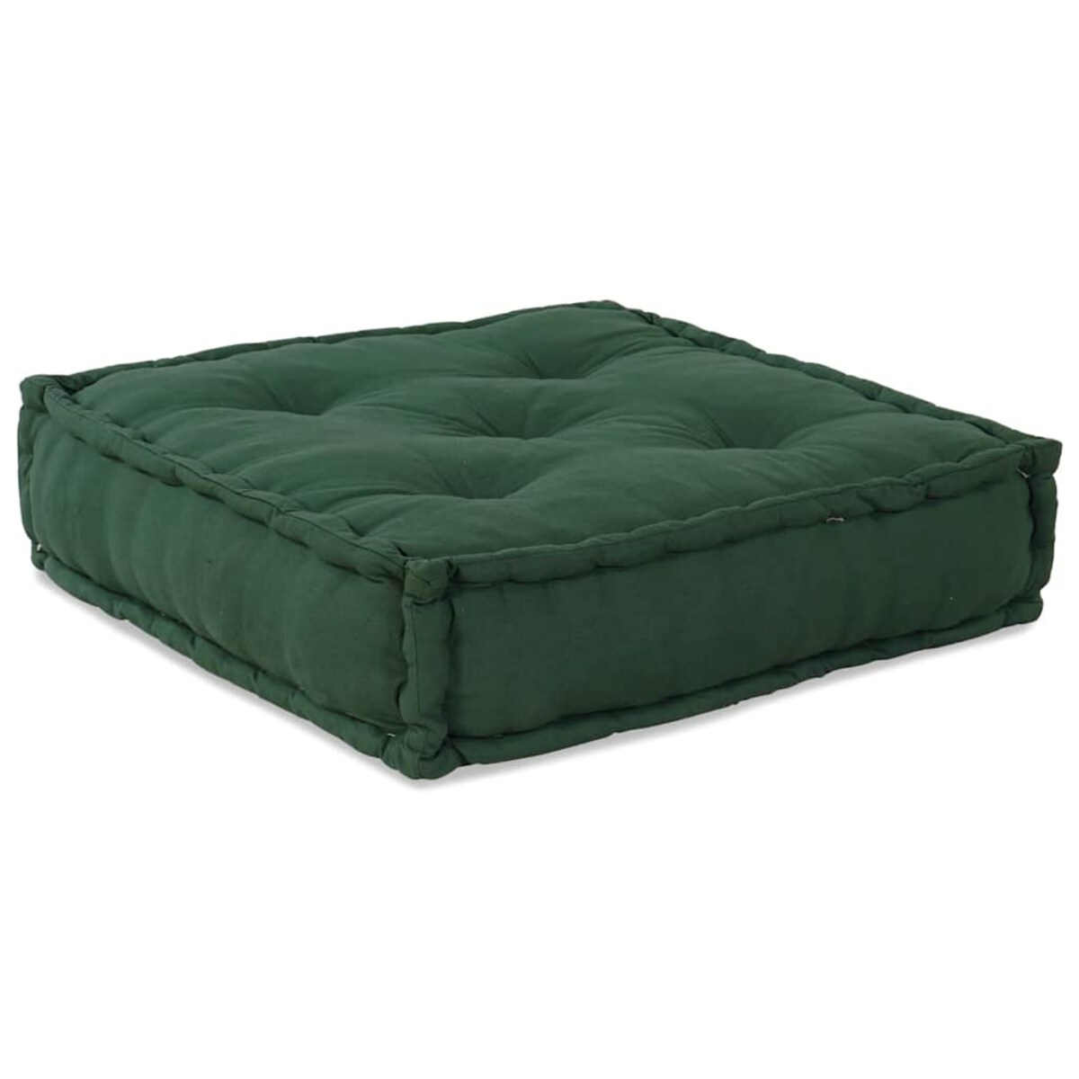vidaXL Puf modułowy, zielony, 70x70x54, tkanina
