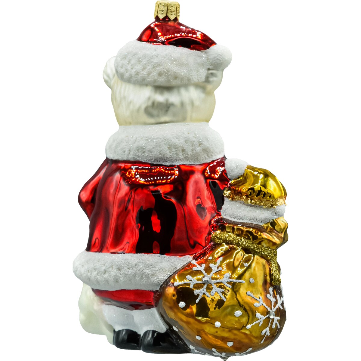 Bombka choinkowa: Mikołajowy Miś z Prezentami