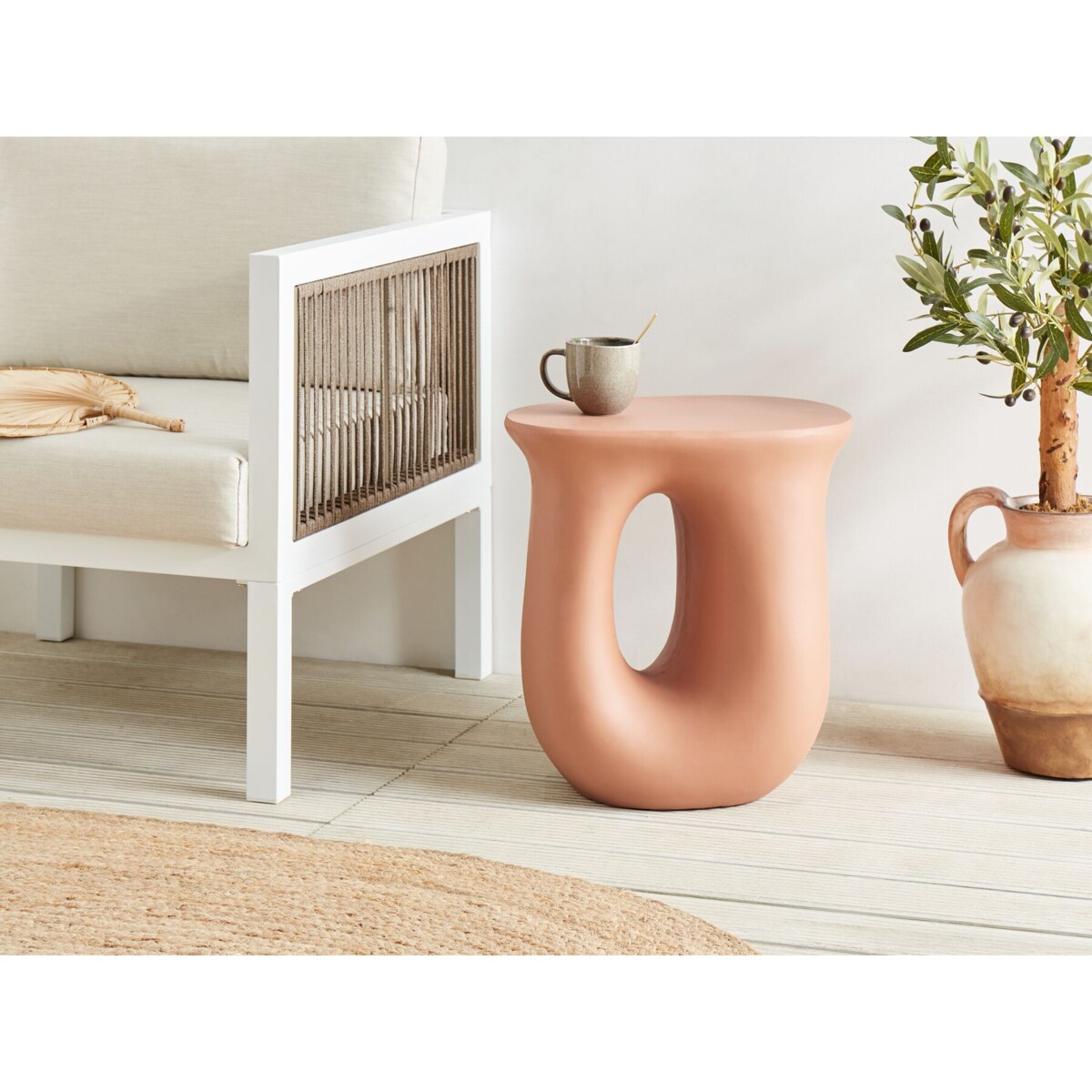 Stolik pomocniczy IDRO Pomarańczowy