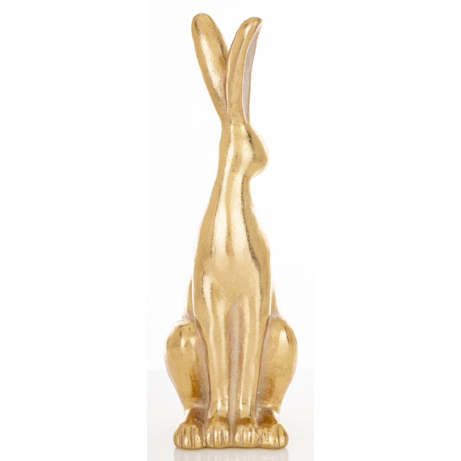 Dekoracja - złoty królik 24,5x8,5x10 cm SVELTA-2 small