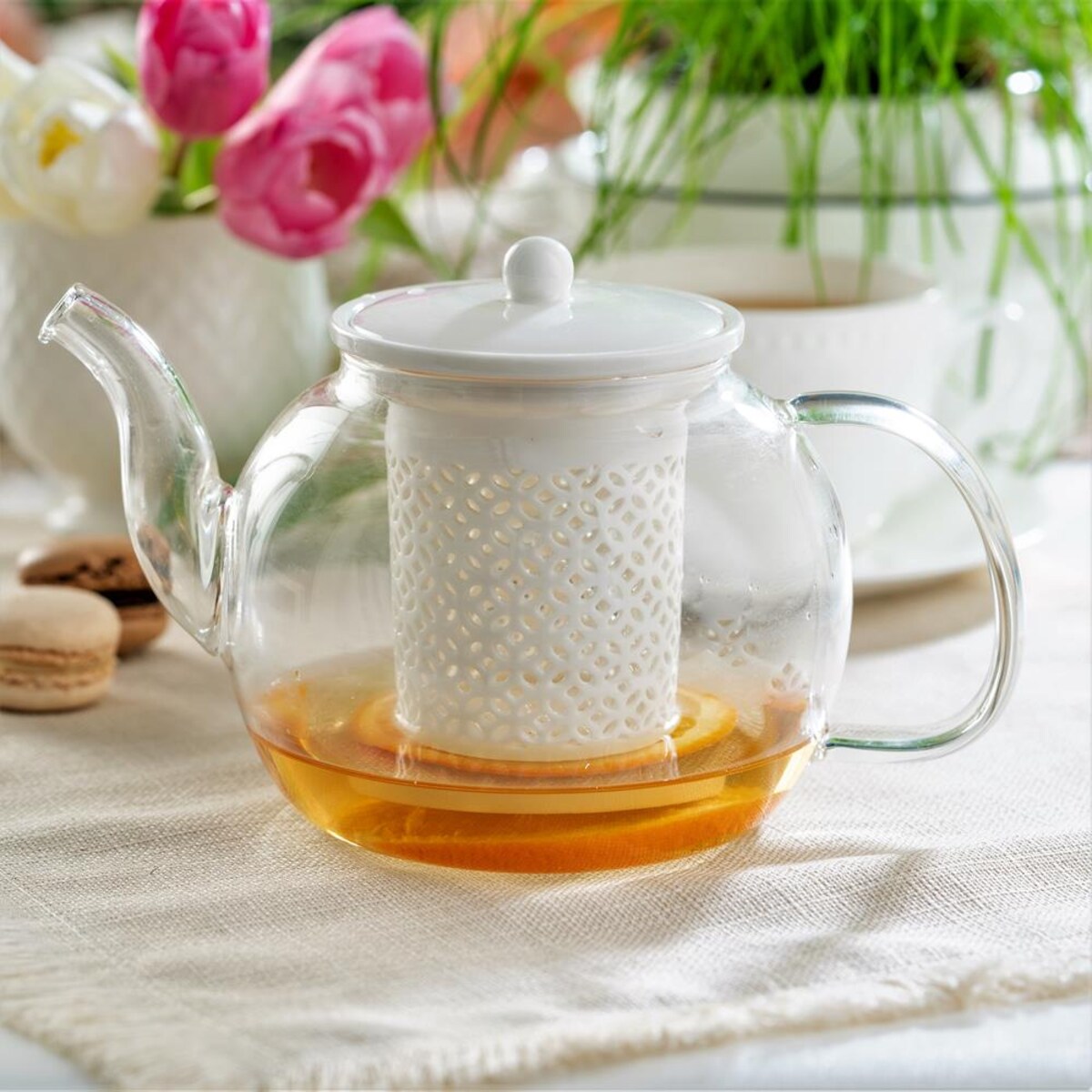 VILLA ITALIA Dzbanek z zaparzaczem szklany 850 ml SISSY