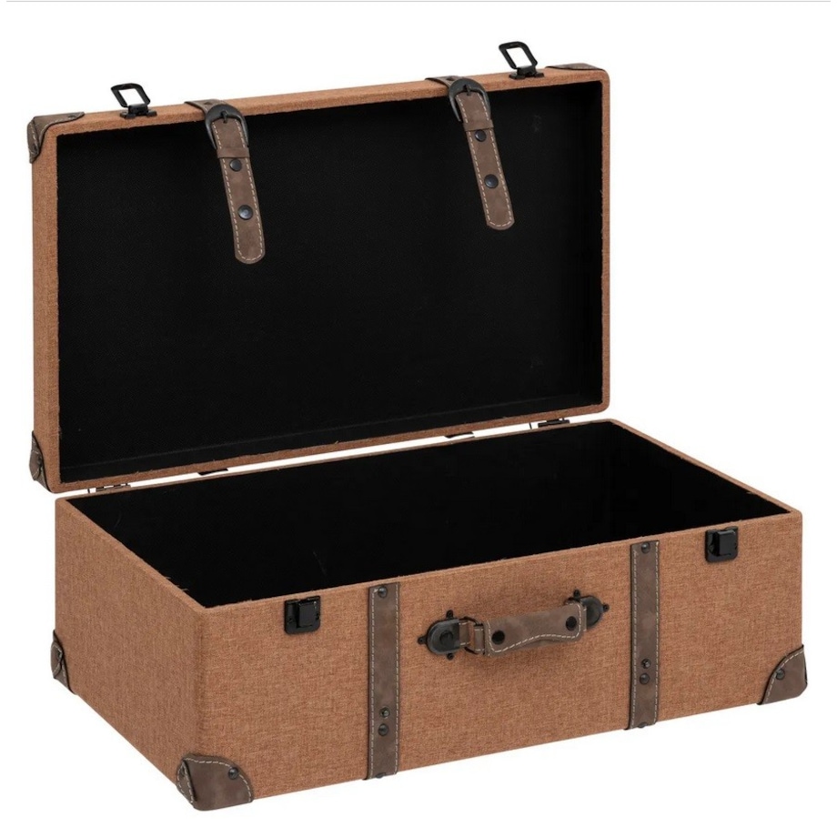 Kufer walizka 3 szt. retro brązowe