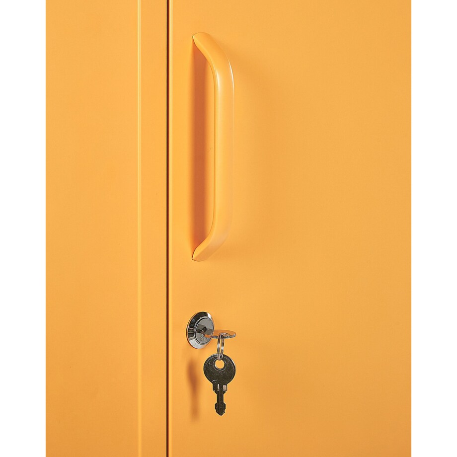 Szafa biurowa metalowa żółta FROME