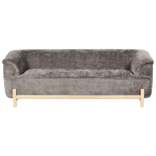 Sofa dla 3 osób ALNOR Szenil Brązowy