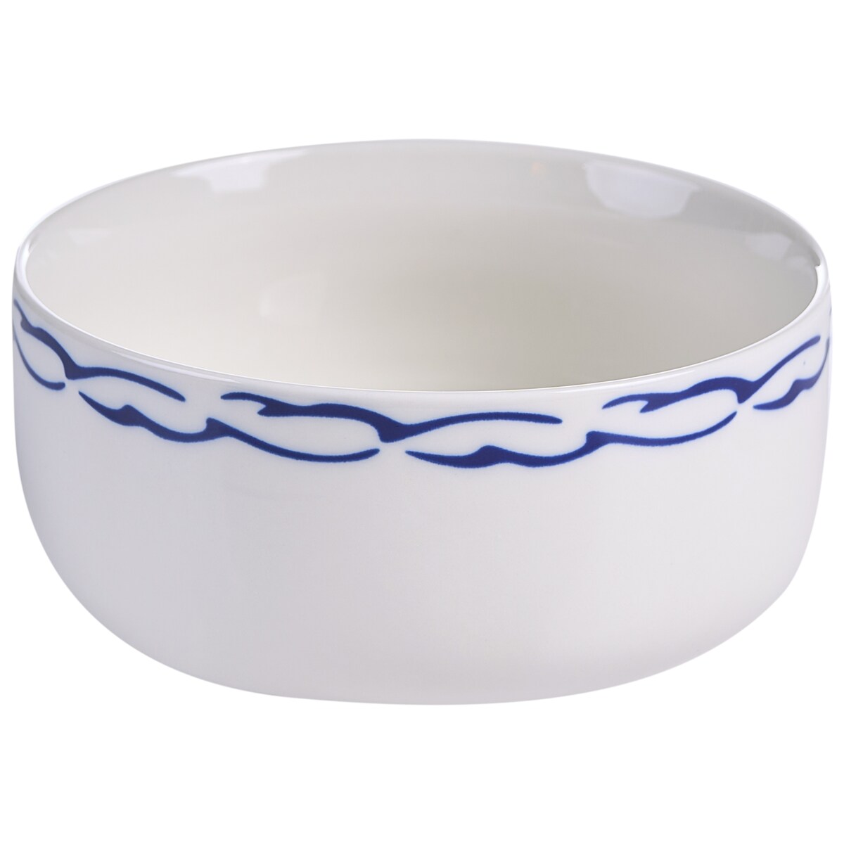 Zastawa stołowa 24-częściowa AMCHUR Porcelana Biały/ niebieski