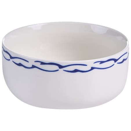 Zastawa stołowa 24-częściowa AMCHUR Porcelana Biały/ niebieski