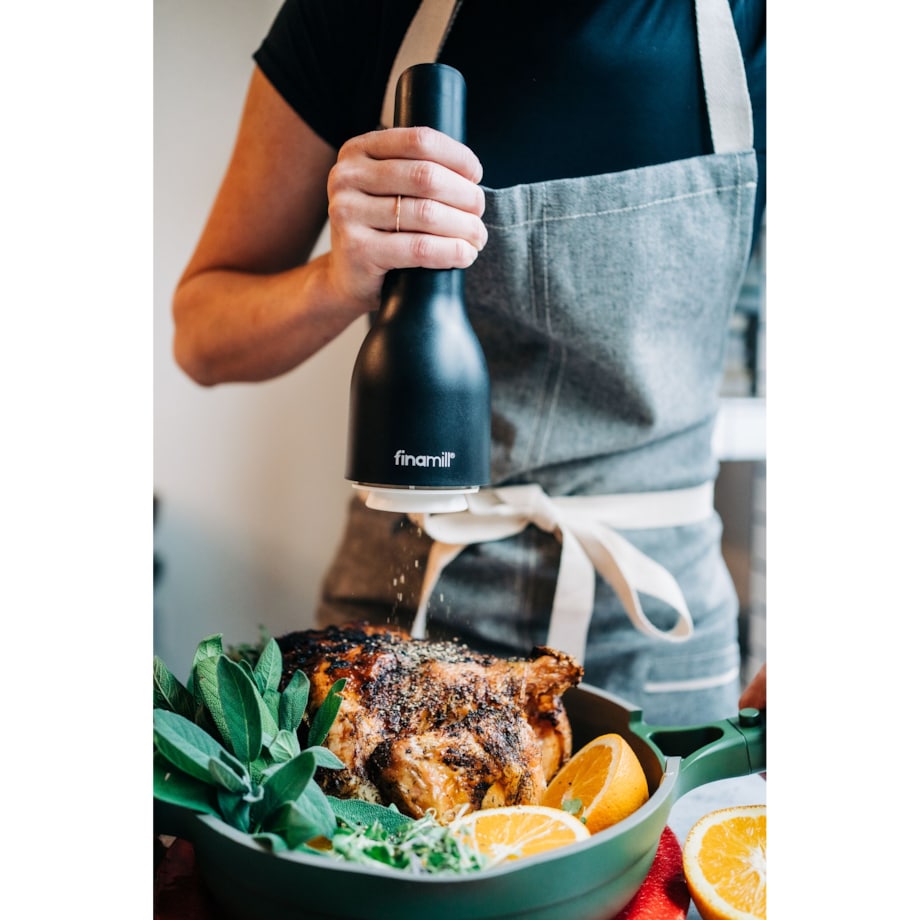Elektryczny młynek do przypraw FinaMill - czarny