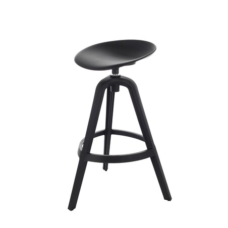 Hoker Preto 58x58x85cm, 58 x 68 x 85 cm