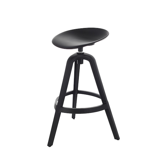 Hoker Preto 58x58x85cm, 58 x 68 x 85 cm