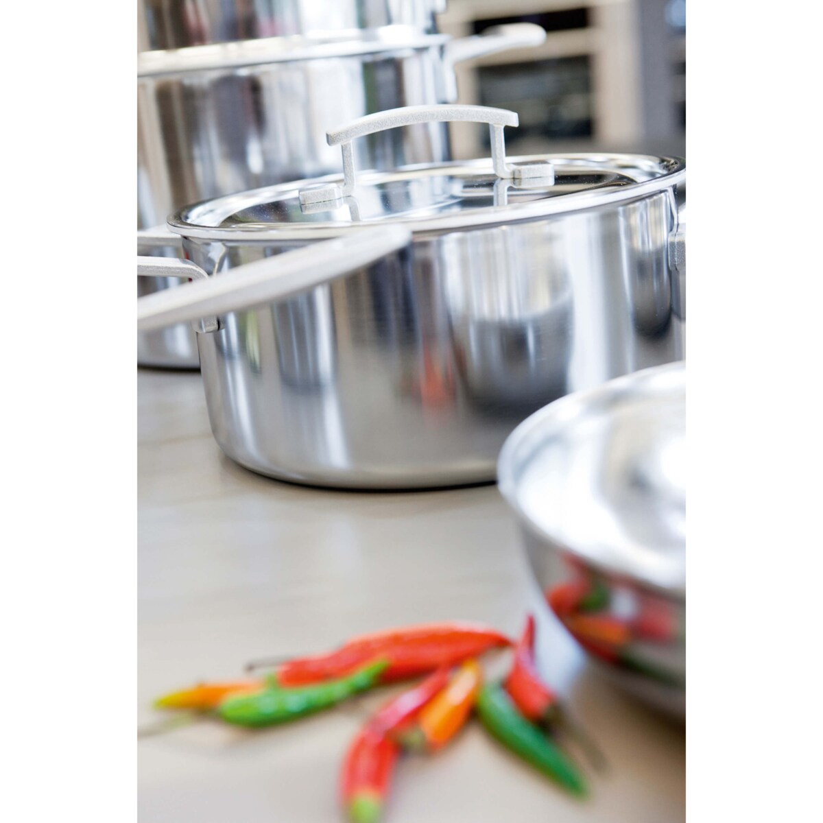 Garnek niski Demeyere Industry 5 - 5.2 ltr