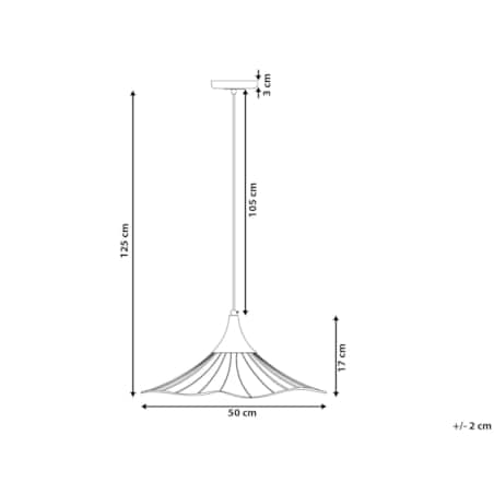 Lampa wisząca metalowa czarna MAZARO