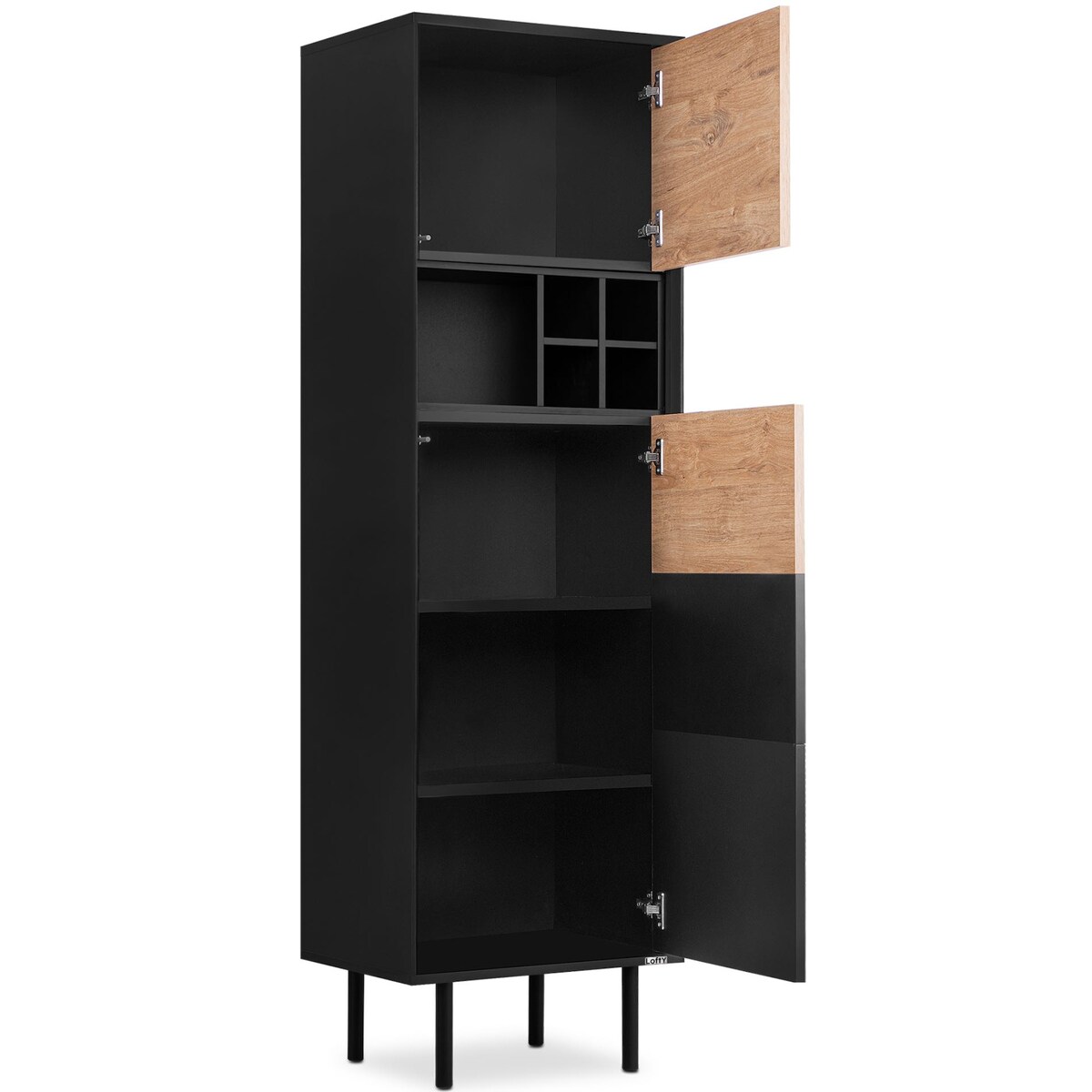 KONSIMO LOFTY Regał loft na wysokich nogach