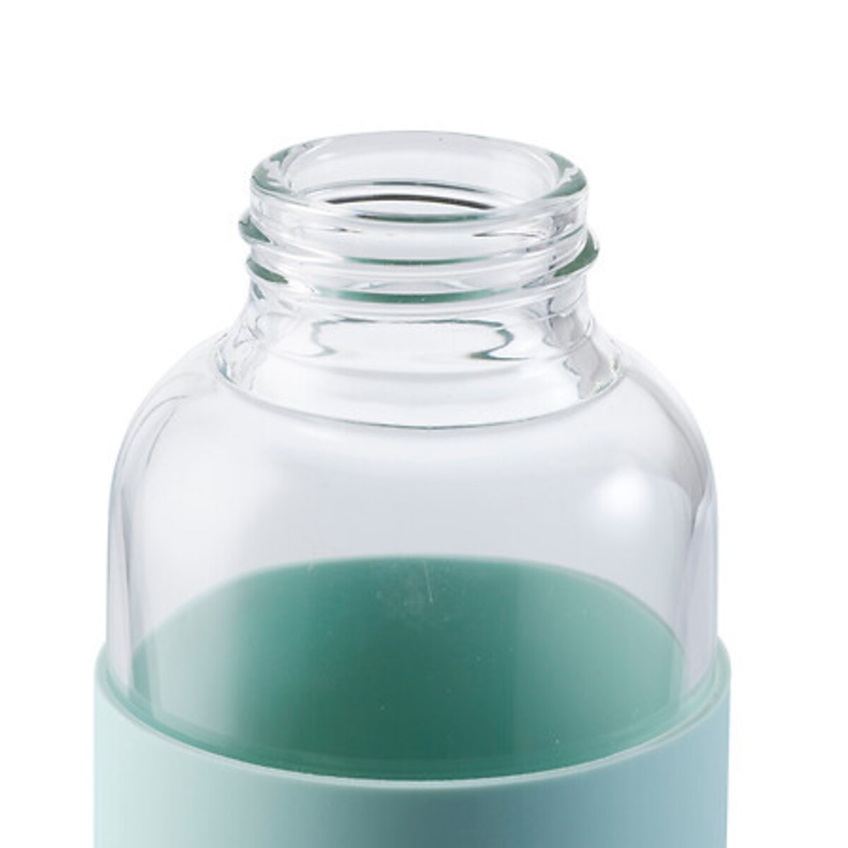 Butelka szklana z pokrowcem MIĘTOWA