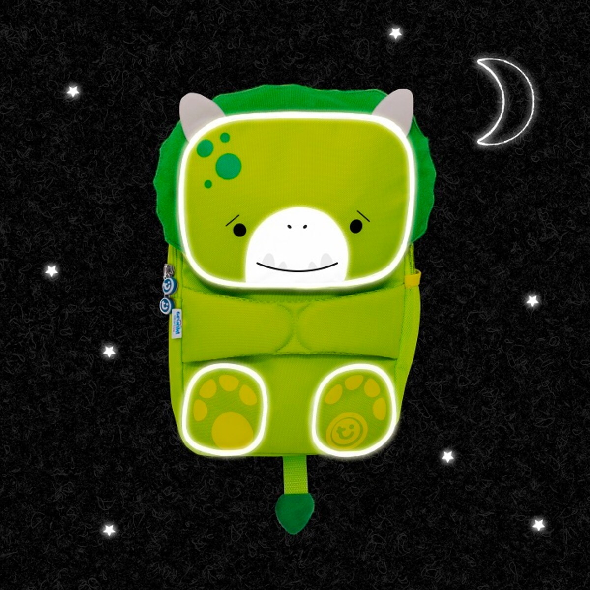 Plecak Toddlepak Trunki Dinozaur Dudley - zielony