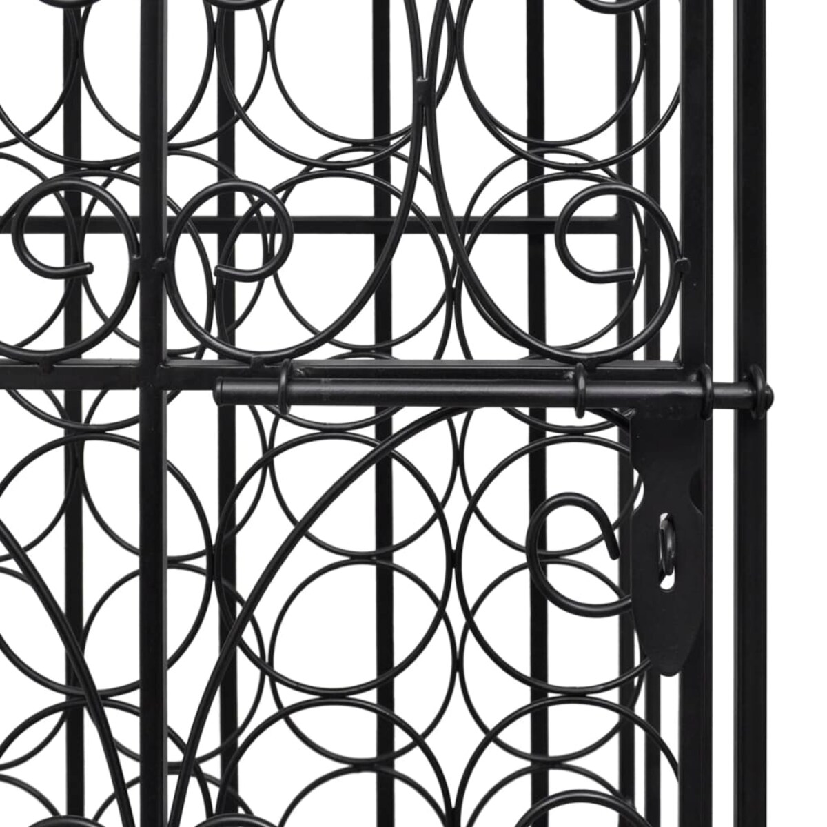 vidaXL Metalowy stojak na 28 butelek wina