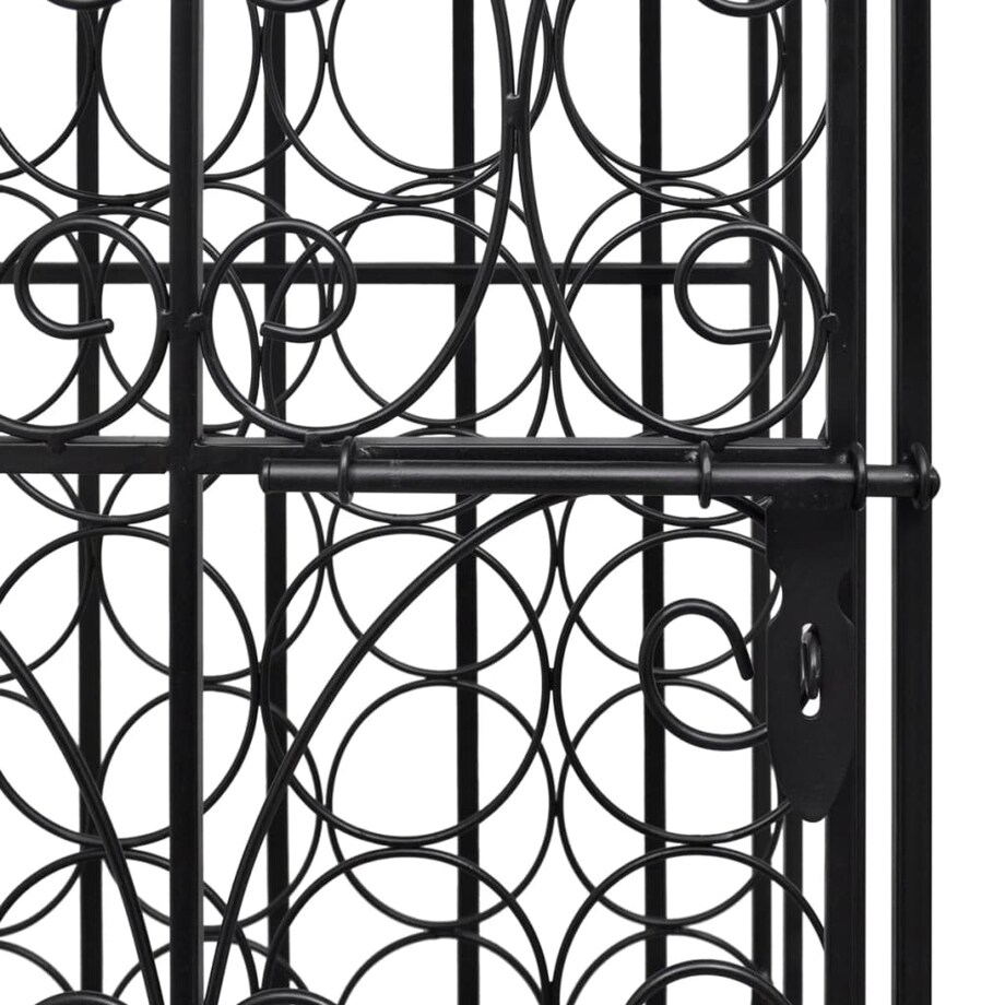 vidaXL Metalowy stojak na 28 butelek wina